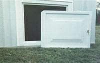 White Vinyl Skirting Access Door for Mobile Home Underpinning (1) (1)