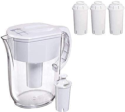 Everyday Tap/Faucet Water Filtering Pitcher & 4 Replacement Filters Set
