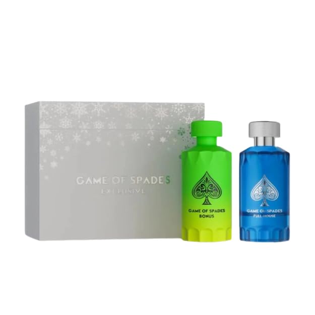 Jo Milano EXCLUSIVE RELEASE GIFT SET Paris Game of Spades BONUS AND FULL HOUSE 3.4 oz/100ml spray for Unisex (FRAGRANCE EXPERT'S EXCLUSIVE)