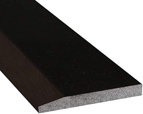Single Hollywood Granite Door Saddle - Black Absolute Threshold - 36 x 6 Inch