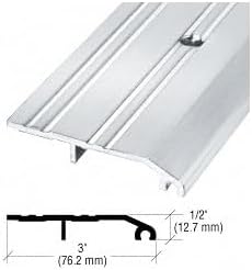 3' Aluminum Half Saddle Threshold