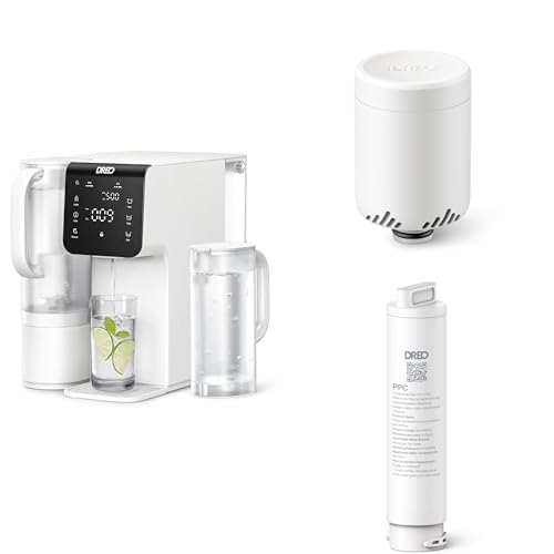 Dreo Reverse Osmosis Water Filter Countertop, 7-Stage RO Water Filtration System,WF511 with Replacement Filter Set, Bundle