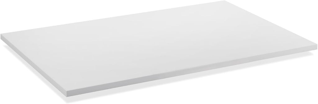 Mount-It! Desk Table Top for Standing Desks - 48 Inch Wide x 29 Inch Deep, White - Universal Solid One-Piece Table Top for Sit to Stand Height Adjustable Desk Frames - Frame Sold Separately