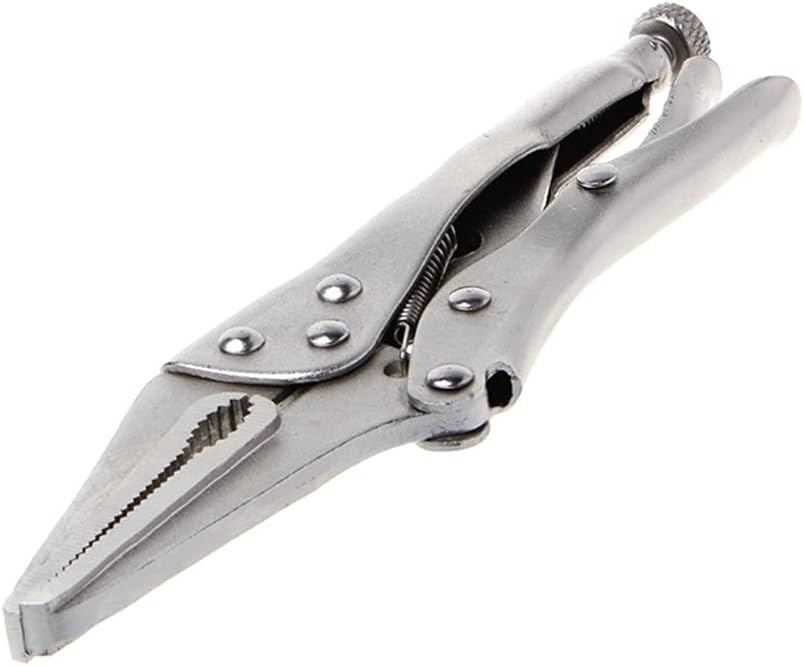 10 Inch Locking Pliers Long Nose Straight Jaw Lock Vise Grip Clamp Hand Tool Right Clip
