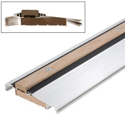 CRL 1006A73 Aluminum 73' Outswing Adjustable Oak Top Threshold