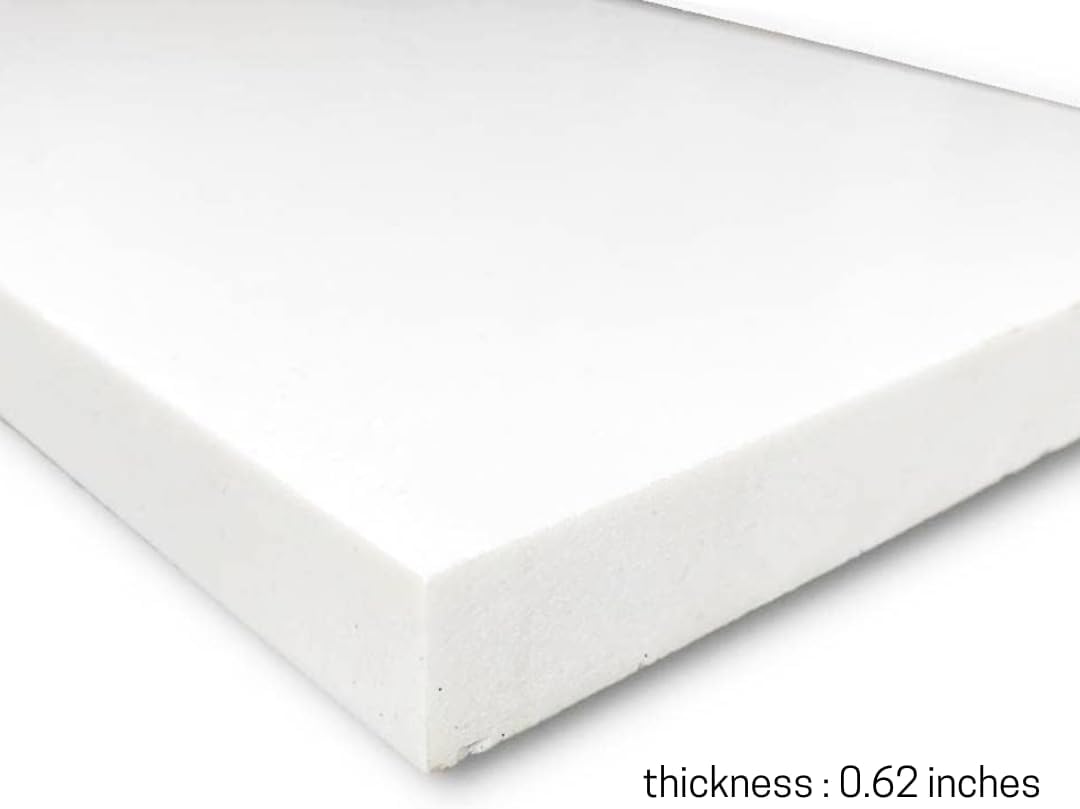 Tenedos Solid White Engineered Marble Doorway Floor Threshold Saddle Polished, for Shower Curb, Bathroom Vanity Backsplash, Window Sill, Maintenance Free, Stain Resistant (6' x 60')