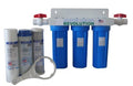 Whole House 3-Stage Water Filtration System, 3/4' Port with 2 valves and Extra 3 Filters Set