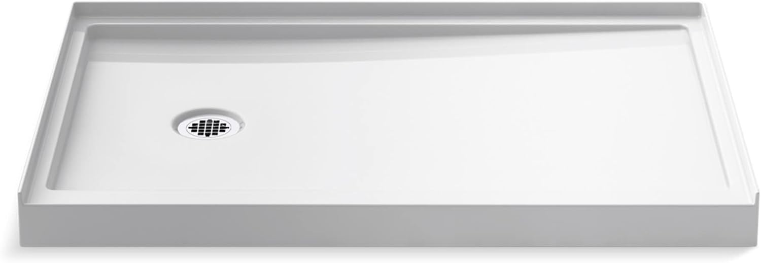 KOHLER 48' x 32' single-threshold shower base with left-hand drain