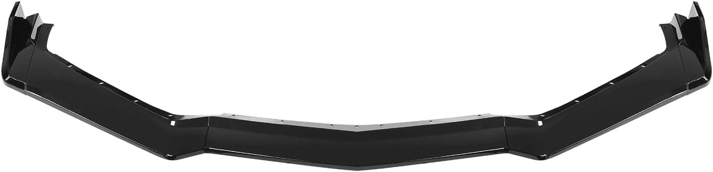 Front Bumper Lip Splitter Spoiler Compatible with Chevy Corvette C8 2020-2025, C8 Front Lip, Corvette C8 Front Splitter Air Dams Chin Spoiler Auto Parts Accessories (Front Lip-Gloss Black)