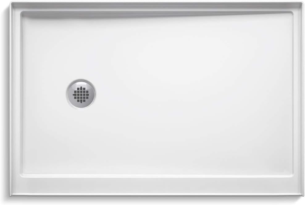 KOHLER 48' x 32' single-threshold shower base with left-hand drain
