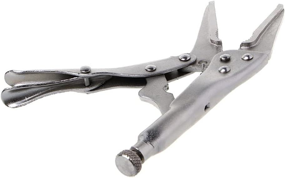 Yc7 Inch Locking Pliers Long Nose Straight Jaw Lock Vise Grip Clamp Hand Tool Clips Repair Tools