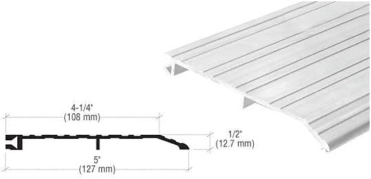 CRL Aluminum Offset Saddle Threshold 5' Wide 1/2' High - 73 in long