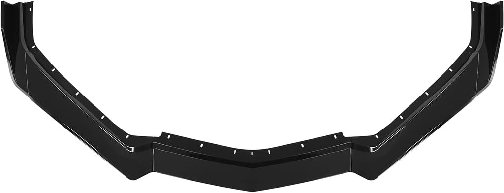 Front Bumper Lip Splitter Spoiler Compatible with Chevy Corvette C8 2020-2025, C8 Front Lip, Corvette C8 Front Splitter Air Dams Chin Spoiler Auto Parts Accessories (Front Lip-Gloss Black)