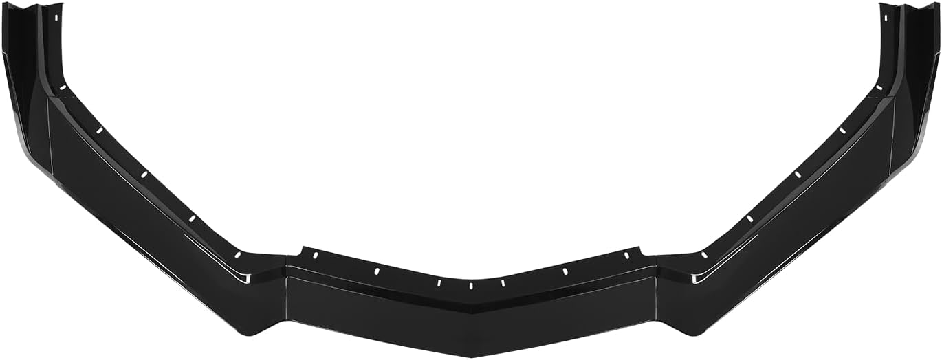 Front Bumper Lip Splitter Spoiler Compatible with Chevy Corvette C8 2020-2025, C8 Front Lip, Corvette C8 Front Splitter Air Dams Chin Spoiler Auto Parts Accessories (Front Lip-Gloss Black)