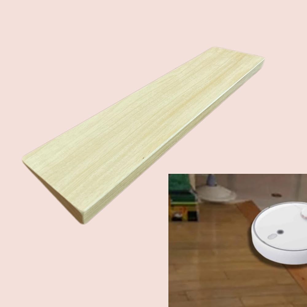 Solid Wood Threshold Ramps 0.4'-2' Rise Curb Ramps Portable Wheelchair Ramp Lightweight Threshold Ramps for Doorways for Home Steps(80x20x4cm/31x8x1.6in)