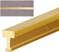 Brushed Brass Floor Transition Strip - T-Molding Seam Binder for Tile to Wood, Laminate Flooring & Entry Doorways - Durable Threshold Cover for Seamless Finishes