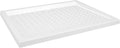 Gecheer Shower Base Tray with Dots, Low Threshold White ABS Shower Pan, 31.5 x 39.4 x 1.6 Inches, Slip-Resistant, Easy-Clean Bathroom Floor Drain Receptor