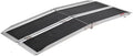 Portable Wheelchair Ramp 6ft, Double Non-Slip, Aluminum Collapsible Wheelchair Ramp, Home Threshold Ramp, YMINCGGM Manufacturing Load Capacity Up to 800lbs, Suitable for Doorways, Steps