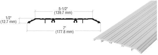 CRL Aluminum Saddle Threshold 7' Wide 1/2' High - 73 in long