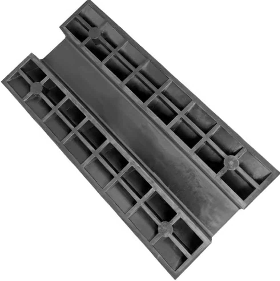Bridge Ramp Threshold Ramp 2-3in Rise Rubber Ramps for Door Threshold, Wheelchair Ramp Non-Slip Curved Bridge Ramp for Doorway, 600 Lbs Capacity(80x45x10cm/31.4x17.7x3.9in)