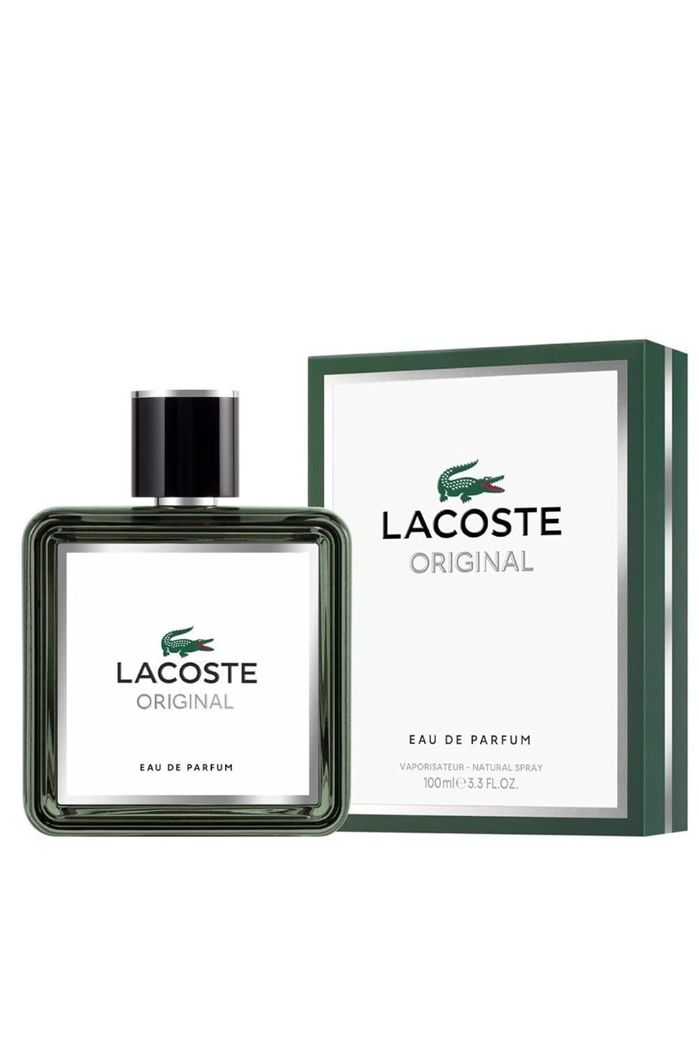 Lacoste - Original Eau de Parfum - Men's Fragrance - Fougere Woody Ambery - With notes of Pink Pepper, Lavender, and Sandalwood - 3.3 Fl Oz