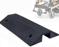 Bridge Ramp Threshold Ramp 2-3in Rise Rubber Ramps for Door Threshold, Wheelchair Ramp Non-Slip Curved Bridge Ramp for Doorway, 600 Lbs Capacity(80x40x8cm/31.4x15.7x3in)