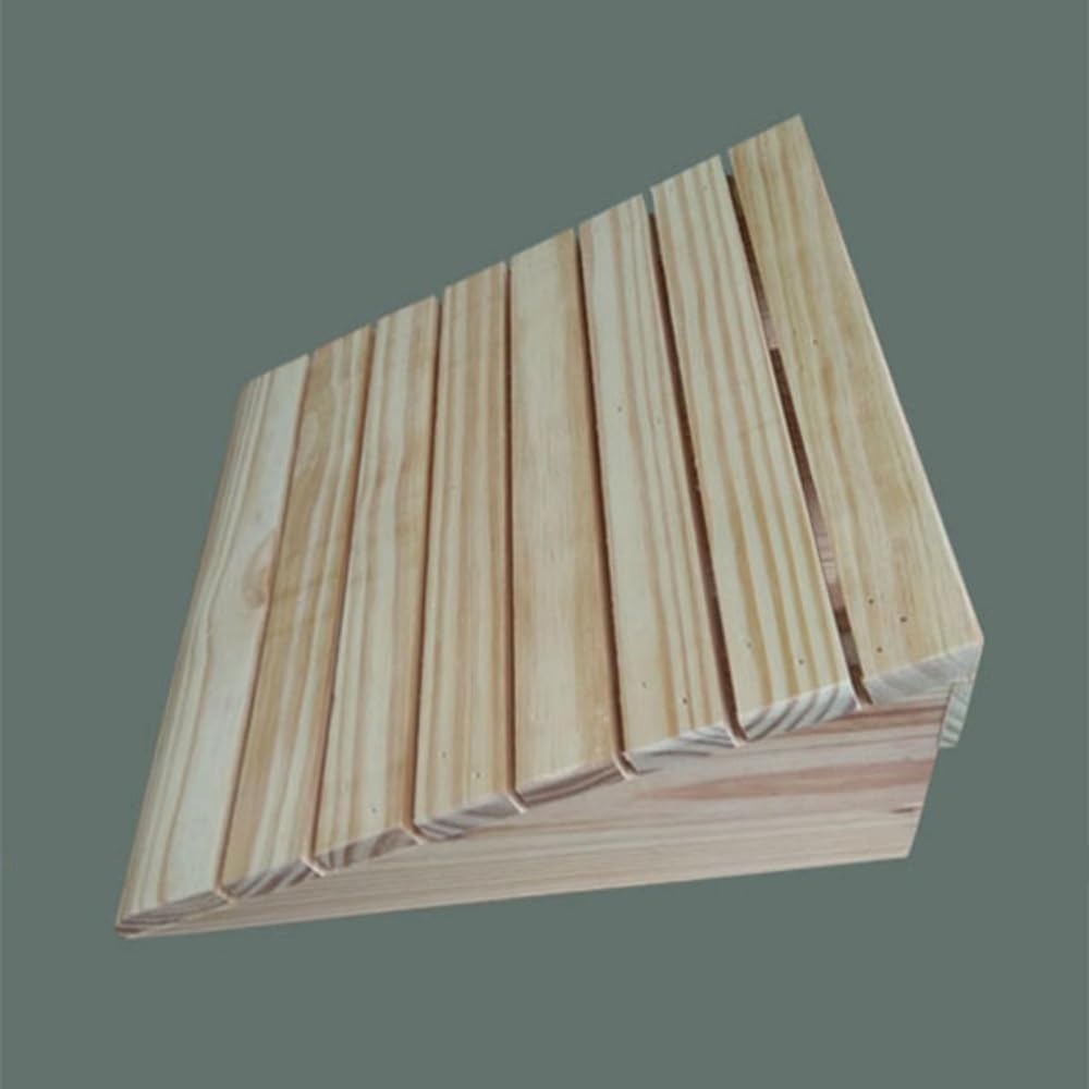 Stair Ramp 3' 4' 5' 6' Rise, Solid Wood Threshold Ramps for Doorways/Garage/Entryway, Portable Curb Ramp Step Ramps for Cart Wheelchair Trolley(38.8x35x15cm/15.3x13.8x5.91in)