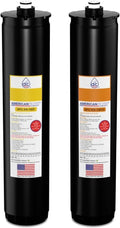 American Filter Company® Model # AFC-KN-YO-2PK Replacement Water Filters, Compatible with Kinetico® K2 Or K5 Cartridge Set (Part # 9309A & 9306B) Yellow/Orange-6 Month Pack