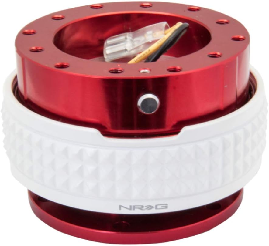 NRG Innovations SRK-210RD/GL Quick Release Kit (Red Body / Glow in the Dark Pyramid Ring)
