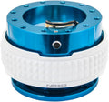 NRG Innovations NRG-SRK-210BL-GL Gen 2.1 Race Steering Wheel Quick Release Kit Adapter, Blue Body/Glow in the Dark Pyramid Ring, 6x70 and 6x74mm Bolt Patterns