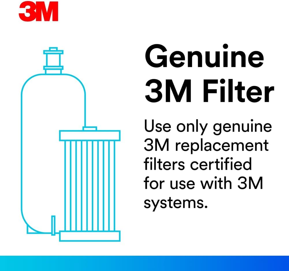 Aqua-Pure FF101 Replacement Water Filter Cartridge for Aqua-Pure System 3M FF100, Reduces Lead, Microplastics, Chlorine Taste and Odor, Cysts, Select VOCs