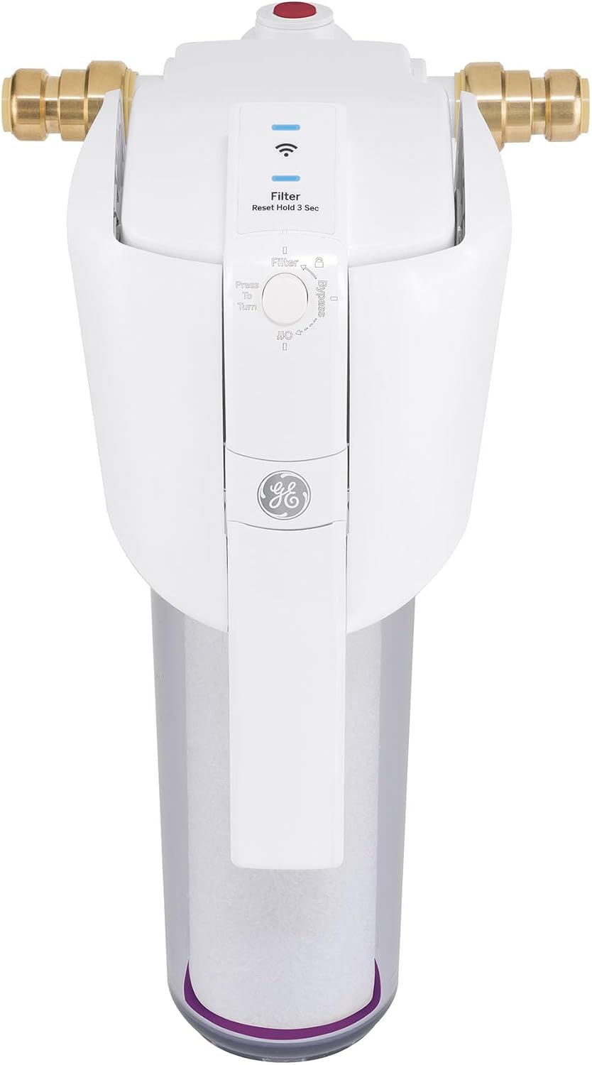 GE FTHPM Whole House Water Filter, Replacement for Water Filtration System, NSF Certified: Reduces Sediment, Rust & Other Impurities, Replace Every 3 Months for Best Results, 1 Filter (Pack of 8)