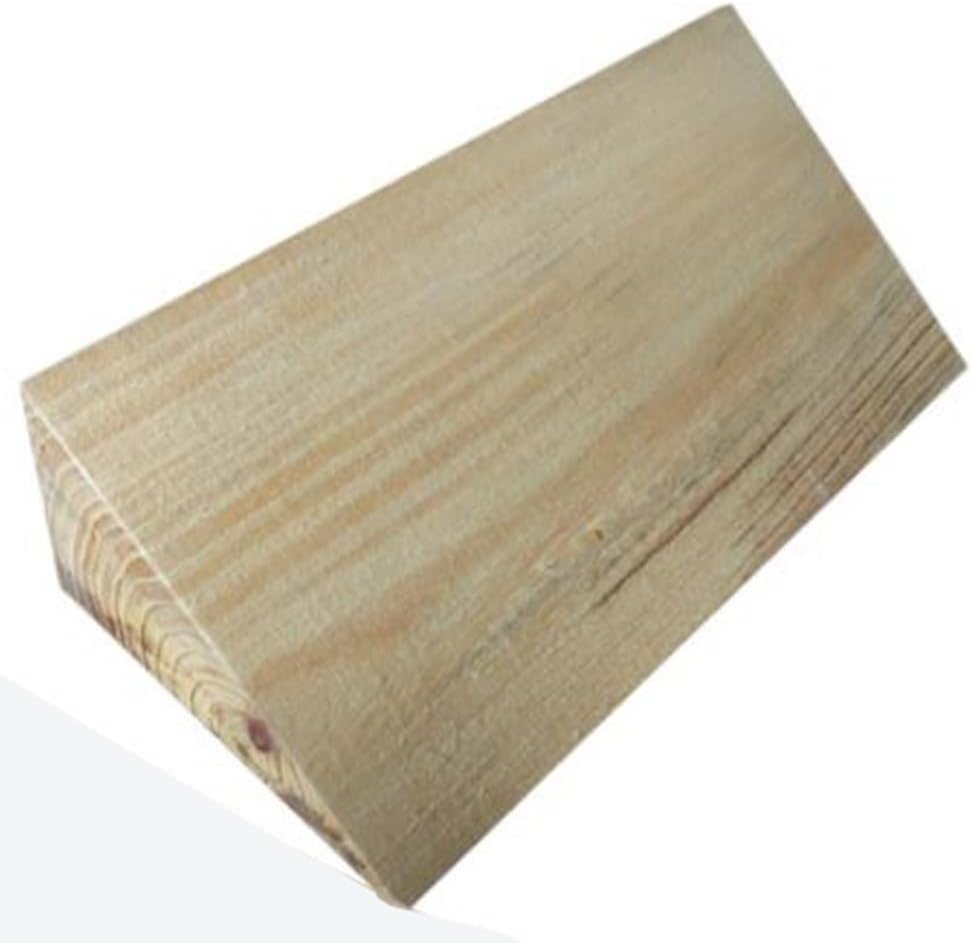 Solid Wood Threshold Ramp 2'' Rise Curb Ramp, Kerb Ramps Portable Mobile Loading Ramp for Walkers Motorcycle Steps Doorways, Non-Slip Surface (Size : 10 * 60 * 6cm) (10 * 60 * 6cm)