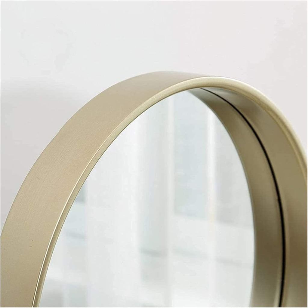 Makeup Mirror, Small Mirror Dressing Mirror, Table Mirrors with Stand, HD Round Simple European Style Finishing Suit for Bathroom Or Bedroom Table Top Beauty Mirror Makeup Mirror