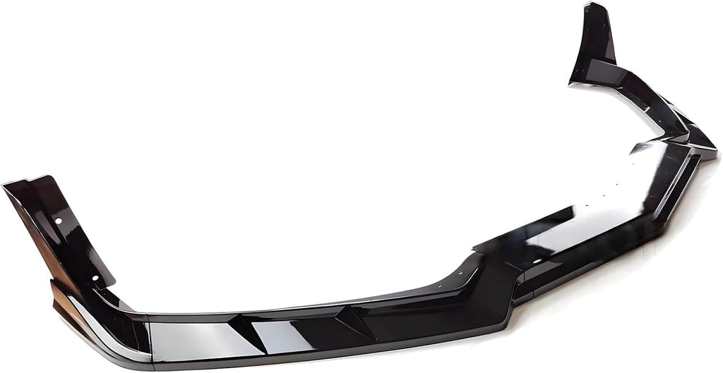 Front Bumper Lip Splitter Spoiler Compatible with Chevy Corvette C8 2020-2025, Corvette C8 Stingray Z51 Front Splitter Air Dams Chin Spoiler Auto Parts Replacement Accessories (Gloss Black)