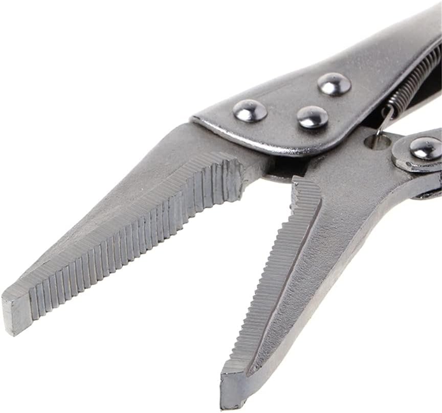 Yc7 Inch Locking Pliers Long Nose Straight Jaw Lock Vise Grip Clamp Hand Tool Clips Repair Tools
