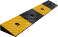 Rubber Curb Ramp, Heavy Duty Vehicle Loading Ramps, Driveway Threshold Sidewalk Ramps for Garage Truck Wheelchair Vehicle,2' Rise(100x15x5cm)