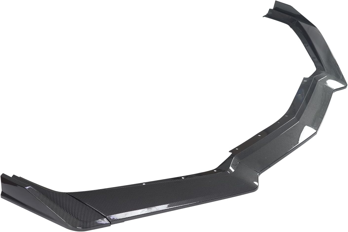 Front Bumper Lip Splitter Spoiler Compatible with Chevy Corvette C8 2020-2025, C8 Front Lip, Corvette C8 Front Splitter Air Dams Chin Spoiler Auto Parts Accessories (Front Lip-Carbon Fiber)