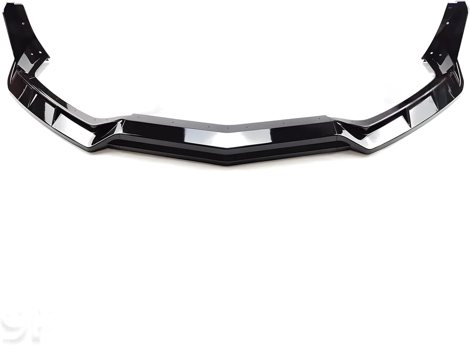 Front Bumper Lip Splitter Spoiler Compatible with Chevy Corvette C8 2020-2025, Corvette C8 Stingray Z51 Front Splitter Air Dams Chin Spoiler Auto Parts Replacement Accessories (Gloss Black)
