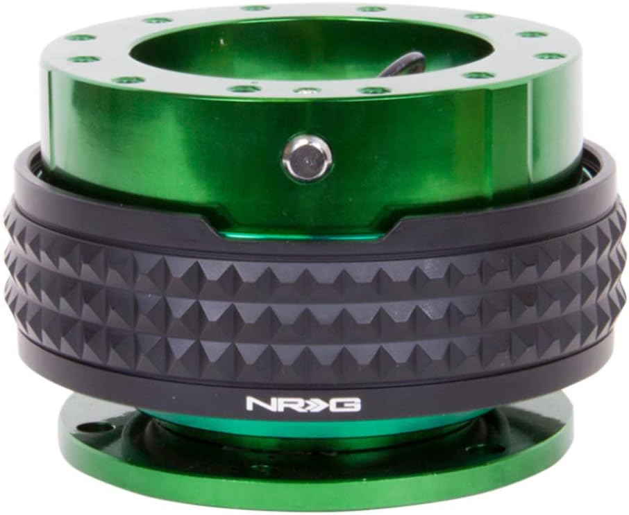 NRG Innovations SRK-210GN/BK Quick Release Kit (Green Body/Black Pyramid Ring)