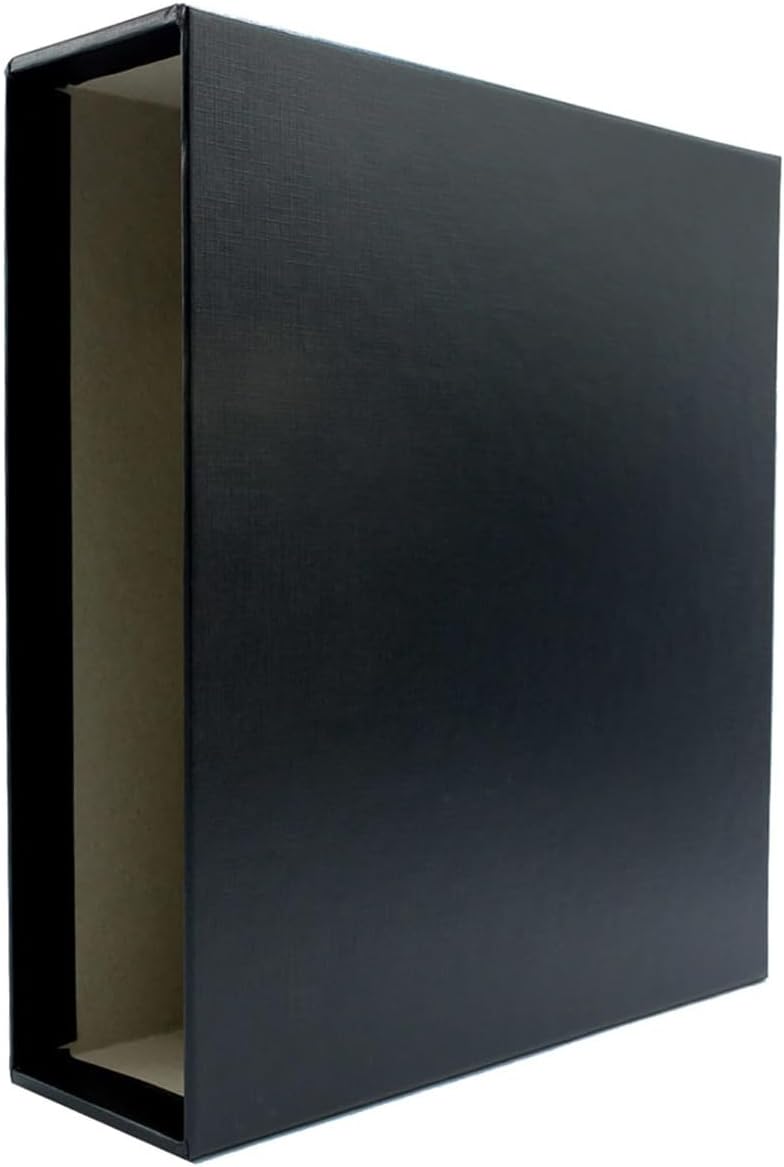 3-Ring Premium Binder & Slip Case Combo, Pack of 7 - Brick Red, 3' Spine Width, 525 Sheet Capacity, 2' D-Rings, Linen-Textured Covers, Steel Reinforced Edges by Bindertek