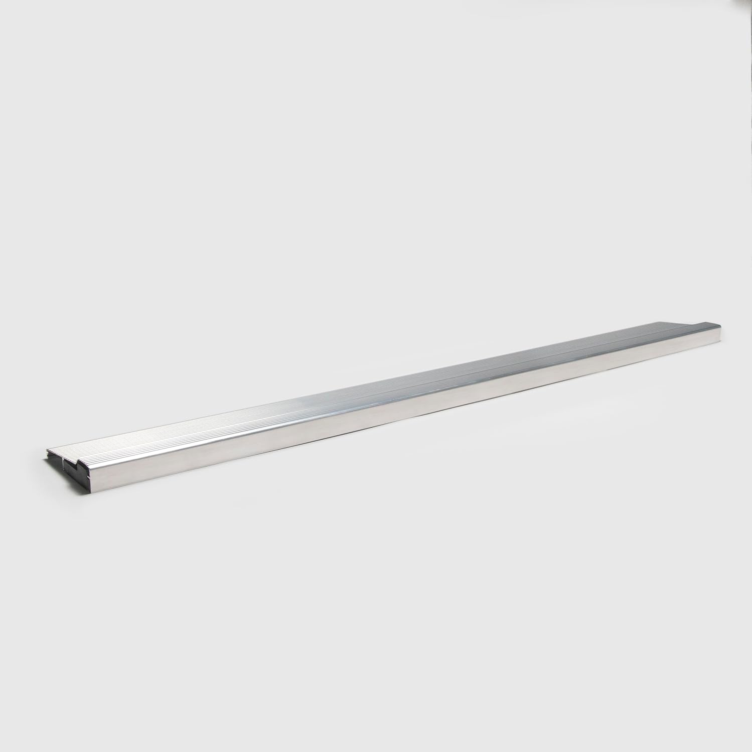 Premium-Grade Aluminum Door Threshold, Mill Finish - Clear. Crafted to Meet fire Safety Standards for Both Commercial and Residential use. high-Grade Threshold Easy Installation (72 Inches)
