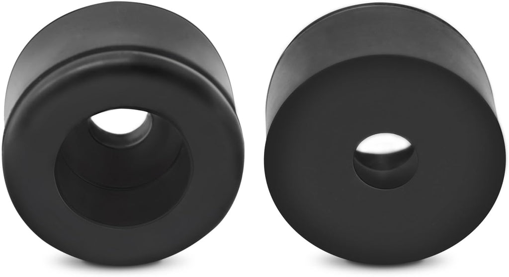 1' Rubber Bumper Pads, Door Stopper 1' Diameter Round Design (Plastic) (Made in USA) (Black Color) (1000 Pack)
