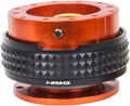 NRG Innovations SRK-210OR/BK Quick Release Kit (Orange Body / Black Pyramid Ring)