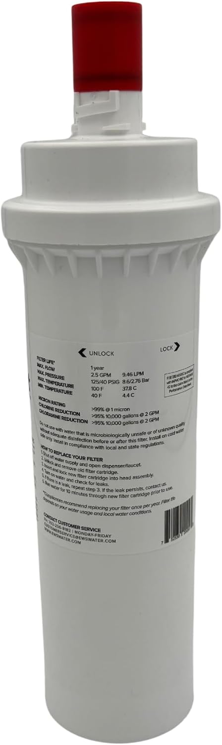 F.SET.BD-6000C Bluedot Water Filter Replacement Cartridge Compatible with BG-1000C, BG-3000C, BG-12000C, and BG-6000FFC All In One Carbon Block Filter