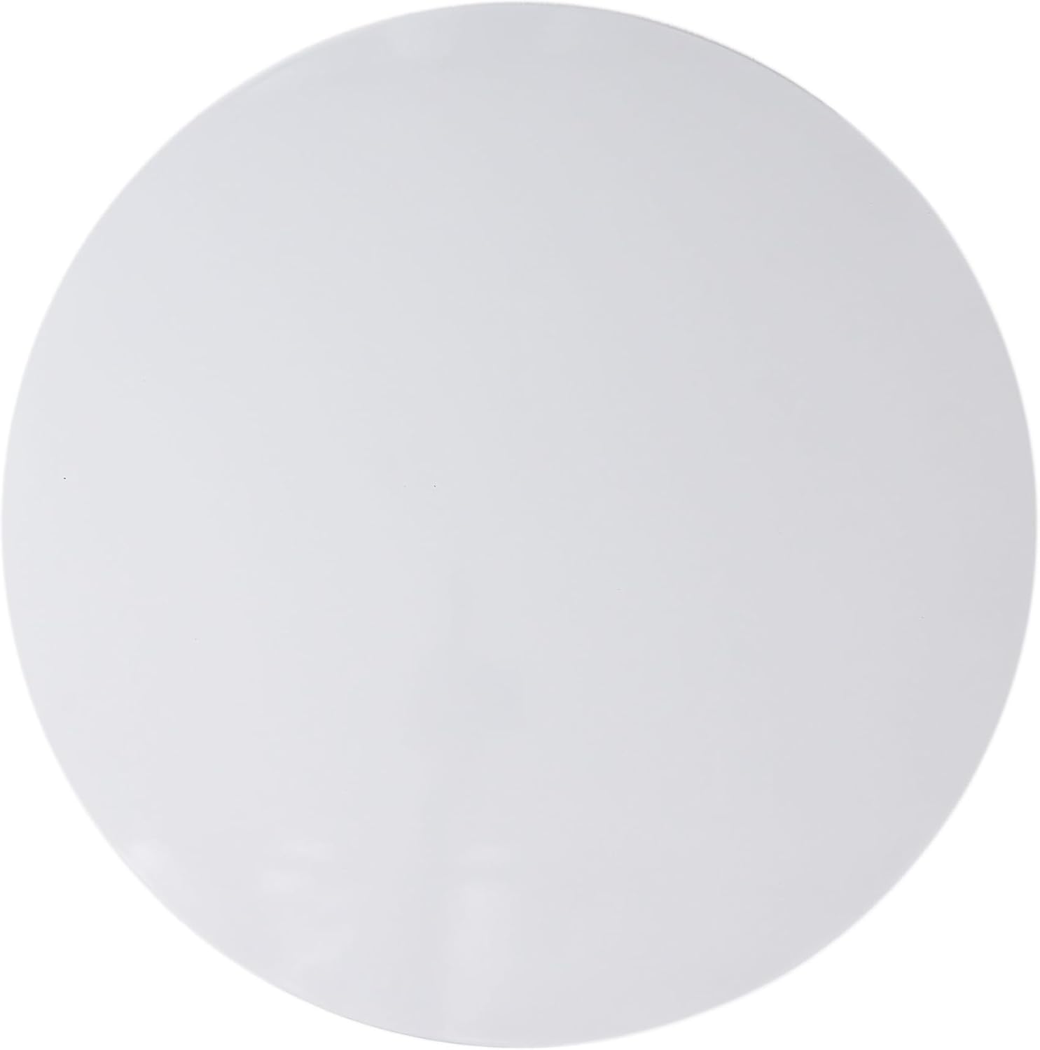 Modern Round White Coffee Table, 2-Tier Rotatable, Small, Easy Assembly, Contemporary Side Table, End Table for Living Room, 23.6'' x 13''