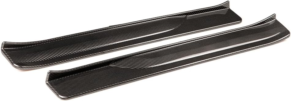 JSWAN 2pcs Carbon Fiber Door Edge Guards Door Sill Protector Fit for Nissan Z RZ34 400Z Fairlady Z (2023 2024 2025 up) Door Threshold Protection Door Pedal Kick Panel Strip Cover