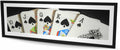 Begin Home Decor C1FM2060SBWOJ3 20 x 60 in. Card Game Spades Royal Flush Closeup - Man Cave Decor Print