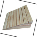 Wooden Door Threshold Ramp 3' 4' 5' 6' Rise Entry Ramps Wood Wheelchair Ramp Non-Slip Curb Ramps for Home Steps/Doorways(35x39x15cm/14x15x6in)