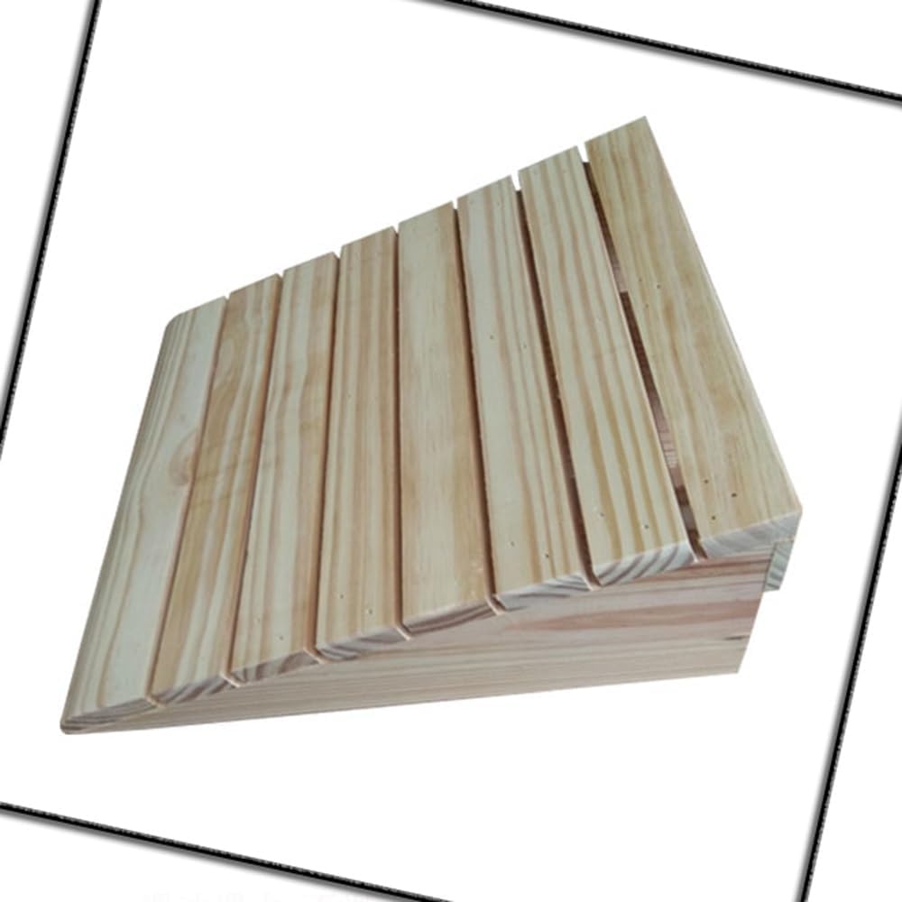 Wooden Door Threshold Ramp 3' 4' 5' 6' Rise Entry Ramps Wood Wheelchair Ramp Non-Slip Curb Ramps for Home Steps/Doorways(35x39x15cm/14x15x6in)